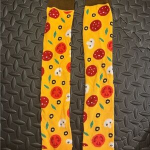 Colorful PIZZA Patterned Socks